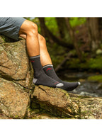 Men's Hiker Micro Crew Midweight with Cushion #Black [1944146600100]｜DARN TOUGH