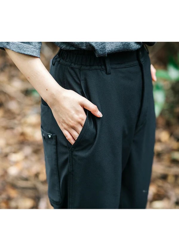 ACTIVE PANTS CIRCLE-MOVA MESH #BLACK [PS231309-1]｜PAPERSKY WEAR