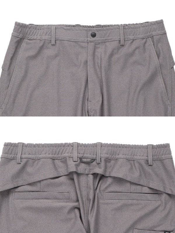 ACTIVE PANTS CIRCLE-MOVA MESH #TOP GRAY [PS231309-1]｜PAPERSKY WEAR