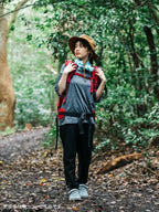 ACTIVE PANTS CIRCLE-MOVA MESH #TOP GRAY [PS231309-1]｜PAPERSKY WEAR