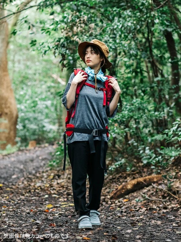 ACTIVE PANTS CIRCLE-MOVA MESH #TOP GRAY [PS231309-1]｜PAPERSKY WEAR