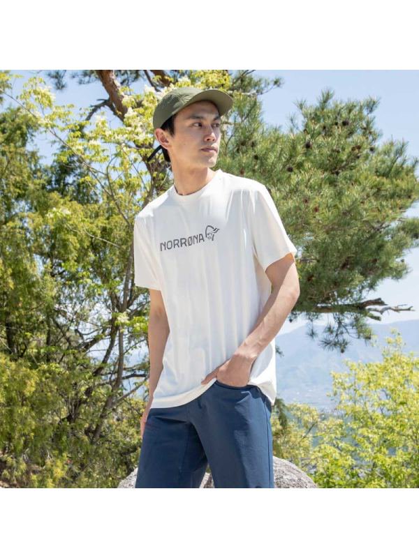 Norrona tech T-Shirt (M) #Snowdrop [5224-21]｜Norrona