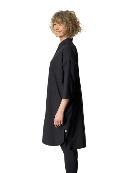 Women's Route Shirt Dress #true black [169794] | HOUDINI