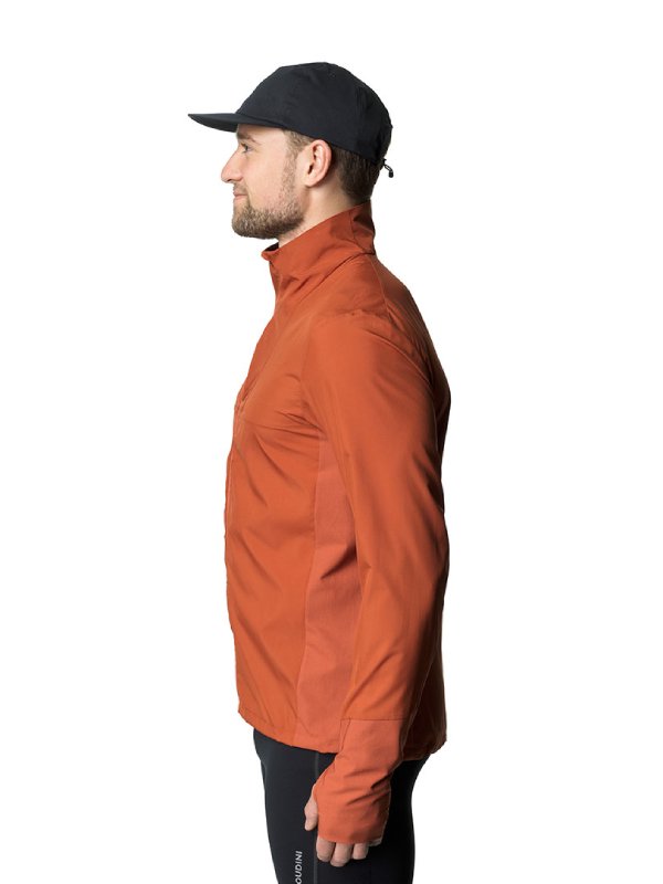 Men's Pace Wind Jacket #Mahogany Red [840005]｜HOUDINI