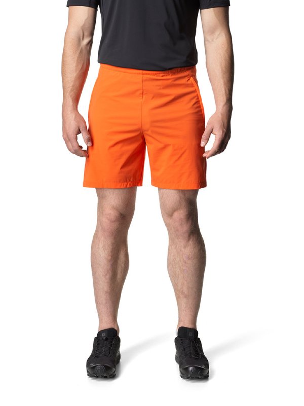 Men's Pace Light Shorts #Sunset Orange [860016]｜HOUDINI