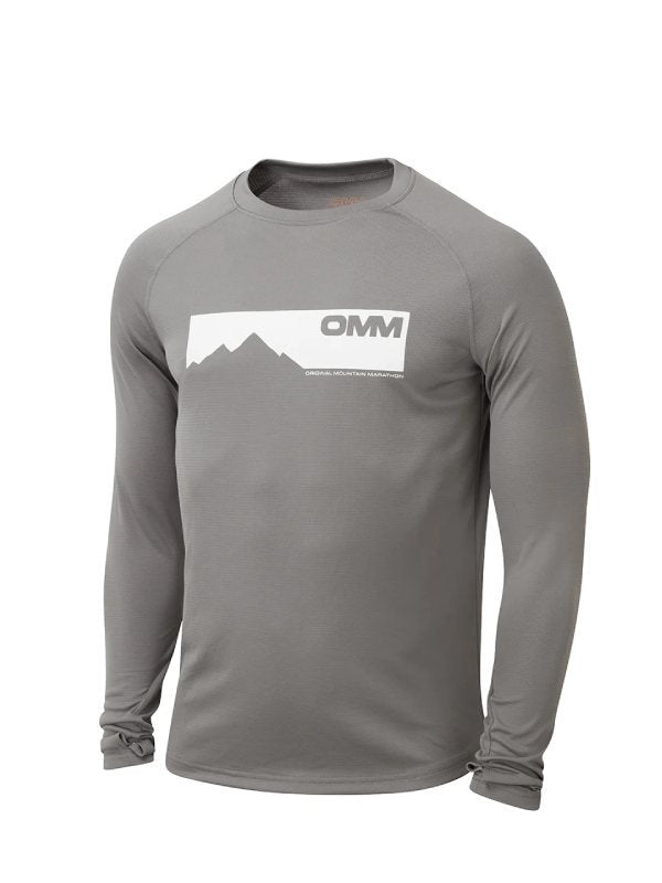 Bearing Tee L/S #Grey Mountains [OC139]｜OMM