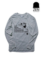 HANAI×ZEN BRING Sea of Viruses LONG T-Shirts 2023 #ヘザーグレー｜ZEN NUTRITION