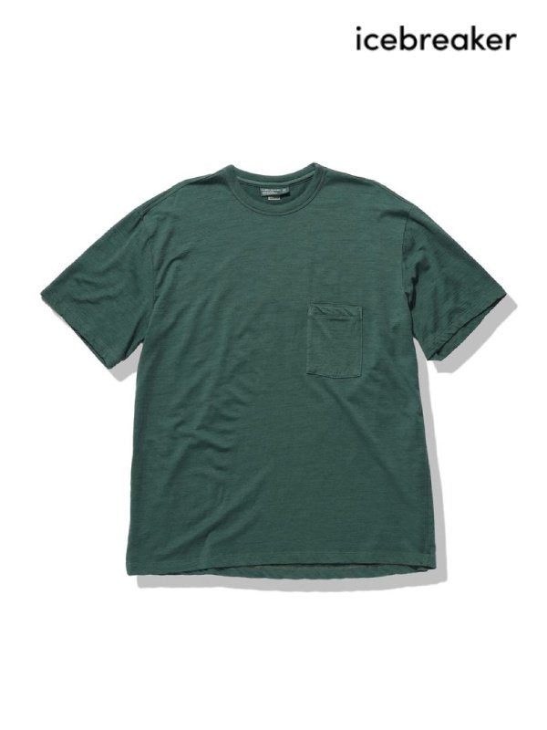 NATURE DYE SS POCKET TEE #MT [IT22280]｜icebreaker – moderate