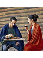 メリノウール／シルクブランケット #サファイア [12550043022000]｜COCOON