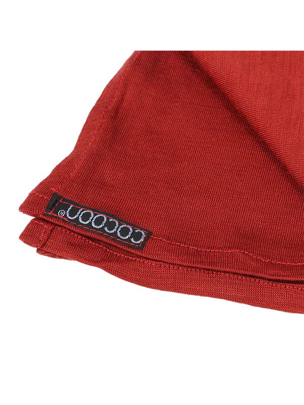 メリノウール／シルクブランケット #ダークテラコッタ [12550043024000]｜COCOON