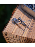 たき火フライパンの釘 10本入 シルバー [4573350729960]｜BushCraft Inc.