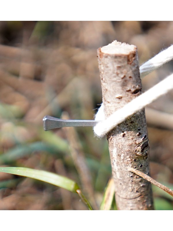 たき火フライパンの釘 10本入 シルバー [4573350729960]｜BushCraft Inc.