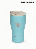16oz Early Riser Lid Tumbler #Aqua Blue [VT16-ER20-30]｜EARTHWELL【Outlet_30】