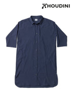 Women's Route Shirt Dress #Blue Illusion [169794]｜HOUDINI