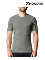 Men's Pace Air Tee #Geyser Grey [860019]｜HOUDINI【Outlet_30】