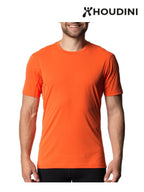 Men's Pace Air Tee #Sunset Orange [860019]｜HOUDINI