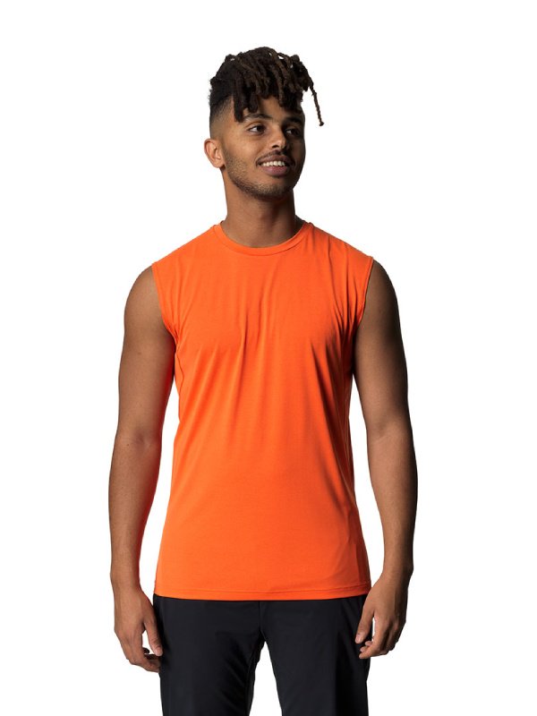 Men's Pace Air Tank #Sunset Orange [860021]｜HOUDINI