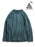 Men's ALL ELEVATION L/S SHIRTS #Blue Green [100423]｜STATIC