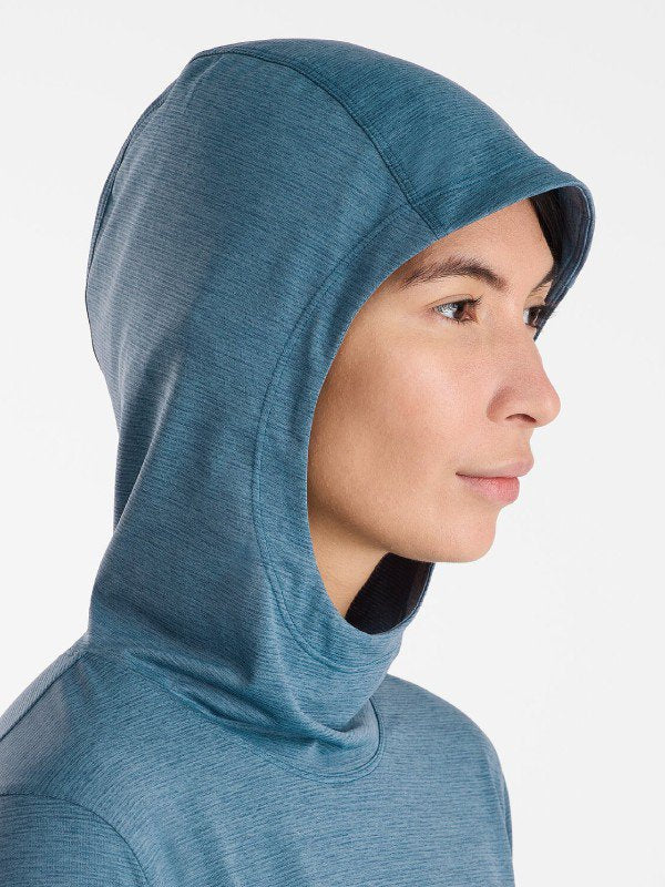 Women's Taema Hoody #Serene Heather [30804][L08624400]｜ARC'TERYX