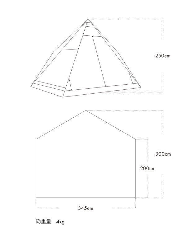 ゼクーM インナーテント [PS-103] ｜ZANEARTS