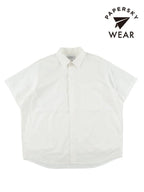 HIKE&BIKE CAVE BIG HALF SHIRTS #WHITE [PS231311-2]｜PAPERSKY WEAR