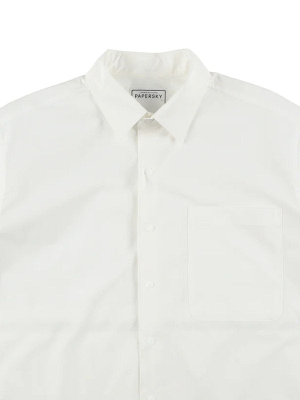 HIKE&BIKE CAVE BIG HALF SHIRTS #WHITE [PS231311-2]｜PAPERSKY WEAR