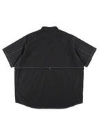 HIKE&BIKE CAVE BIG HALF SHIRTS #BLACK [PS231311-2]｜PAPERSKY WEAR