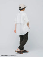 HIKE&BIKE CAVE BIG HALF SHIRTS #LIGHTGRAY [PS231311-2]｜PAPERSKY WEAR