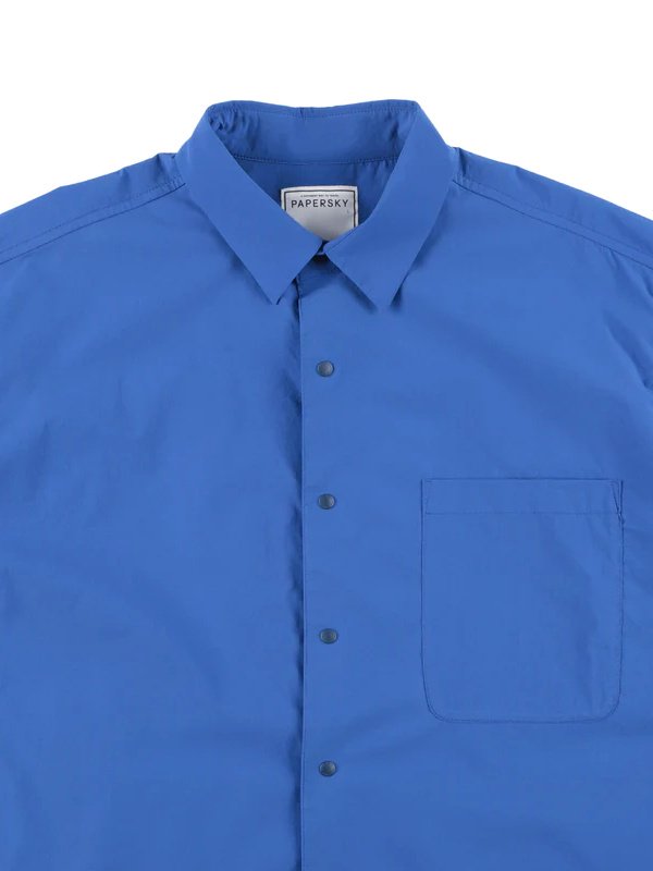 HIKE&BIKE CAVE BIG HALF SHIRTS #BLUE [PS231311-2]｜PAPERSKY WEAR