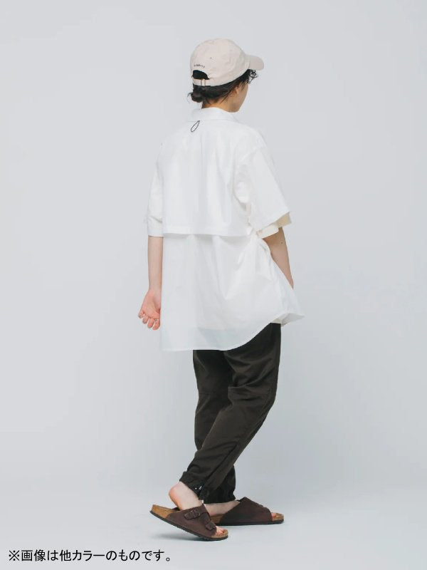 HIKE&BIKE CAVE BIG HALF SHIRTS #BLUE [PS231311-2]｜PAPERSKY WEAR