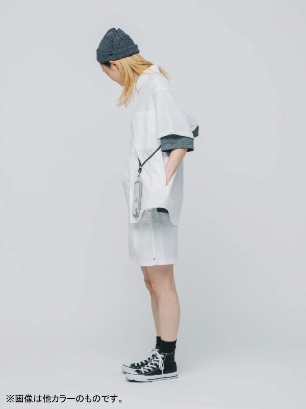 CAVE EASY SHORT PANTS #SAX [PS231312]｜PAPERSKY WEAR