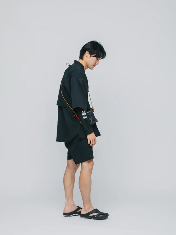 JINBEI HAORI #BLACK [PS231306]｜PAPERSKY WEAR