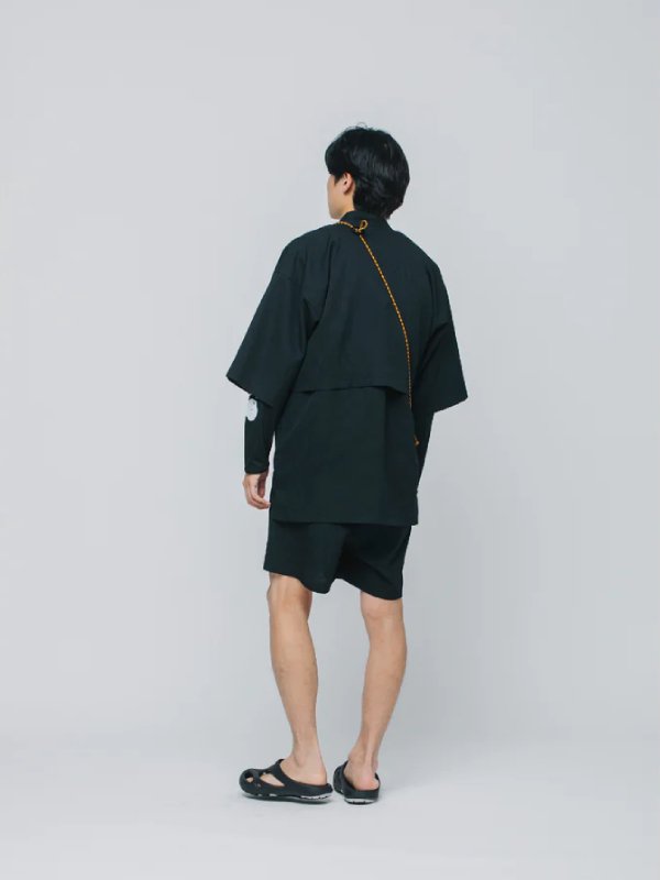 JINBEI HAORI #BLACK [PS231306]｜PAPERSKY WEAR