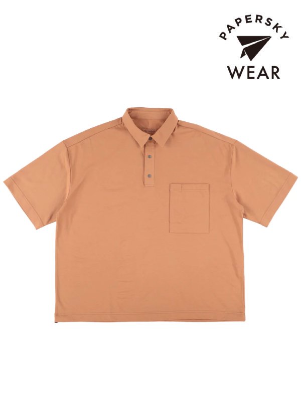 DRY&EASY BIG POLO #ORANGE [PS231314]｜PAPERSKY WEAR
