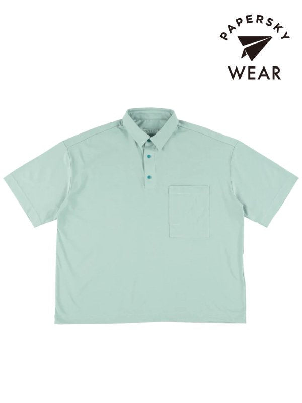DRY&EASY BIG POLO #TUROQOISE [PS231314]｜PAPERSKY WEAR