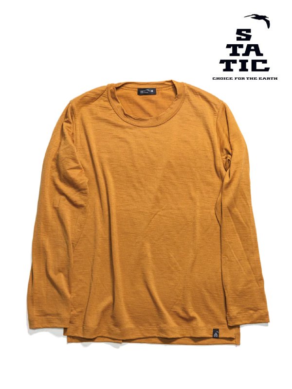 Women's RAW L.W. L/S SHIRTS #Yamabuki [100823]｜STATIC