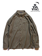 MERCED RIVER L/S SHIRTS #Khaki [101623]｜STATIC