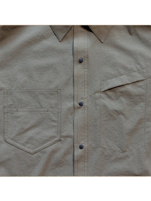 MERCED RIVER L/S SHIRTS #Khaki [101623]｜STATIC