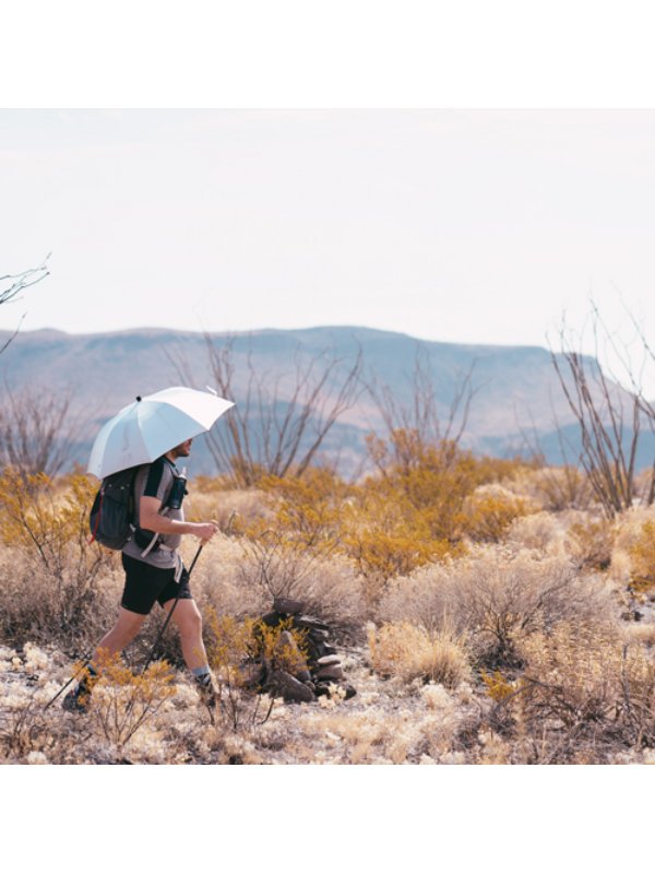 GOSSAMERGEAR｜ゴッサマーギア Lightrek Hiking (Chrome) Umbrella #Silver  [GSCU0048-900] – moderate