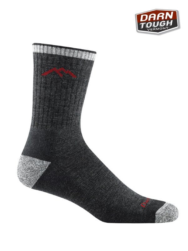 Hiker Micro Crew Midweight with Cushion #Black [19441466001]｜DARN TOUGH