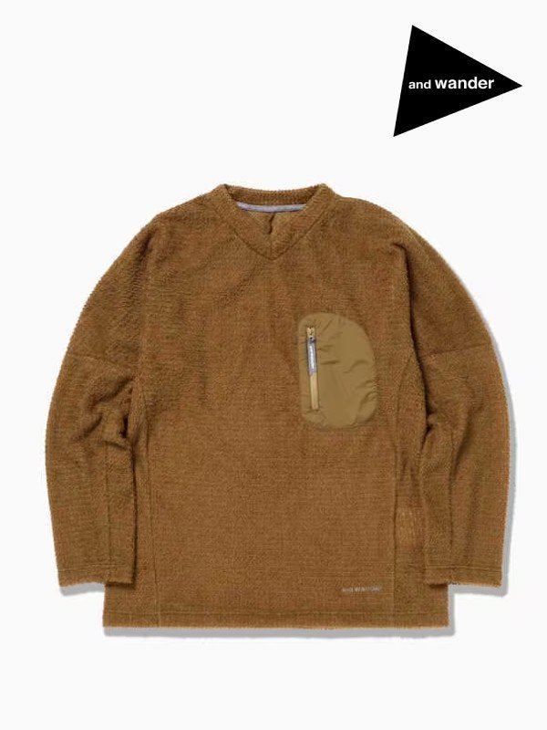 Women's alpha direct pullover #d.beige [5743244024] ｜andwander