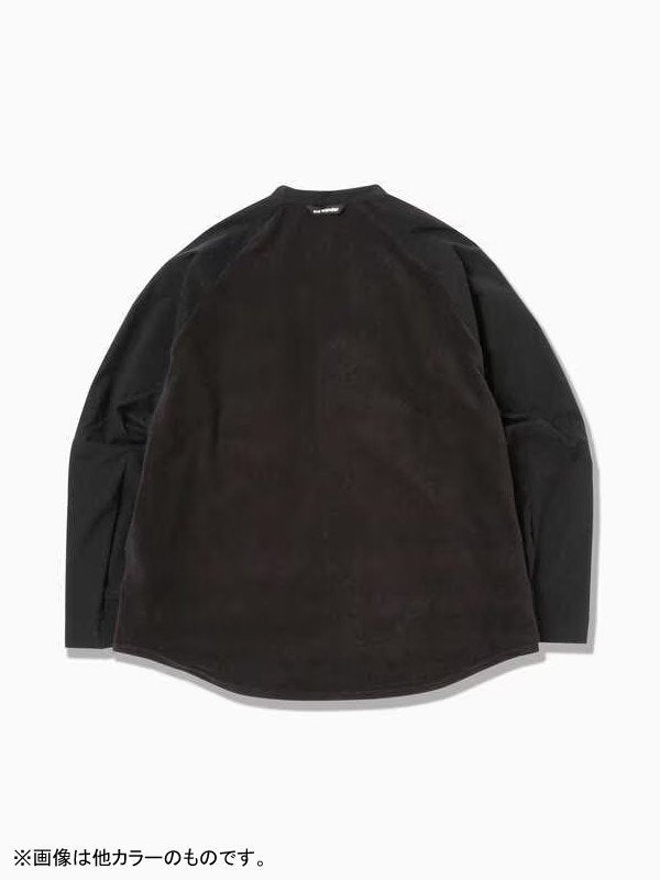 女士抓绒底领衬衫 #卡其色 [5743253027] | andwander