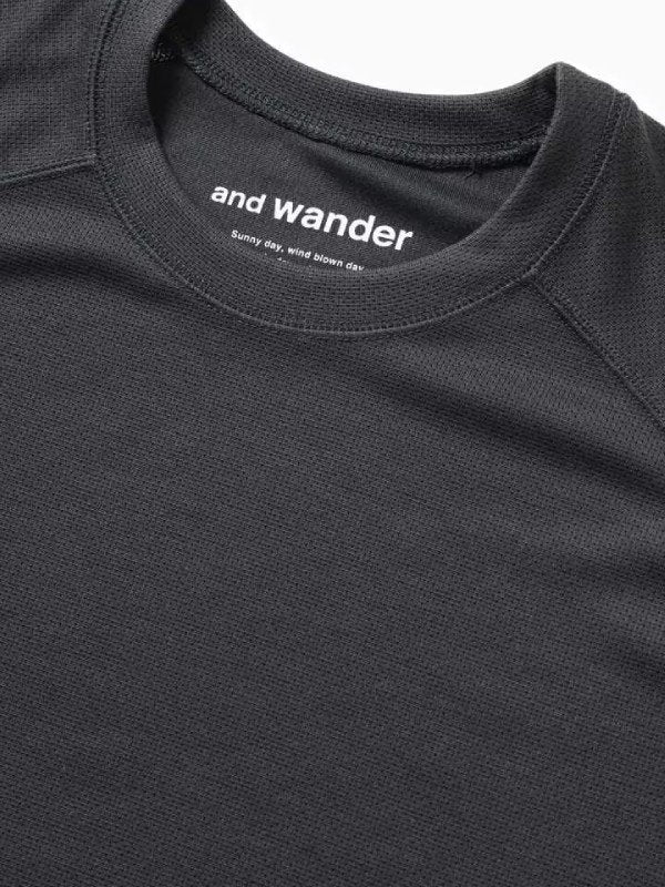 power dry jersey raglan LS T #charcoal [5743264029] ｜andwander