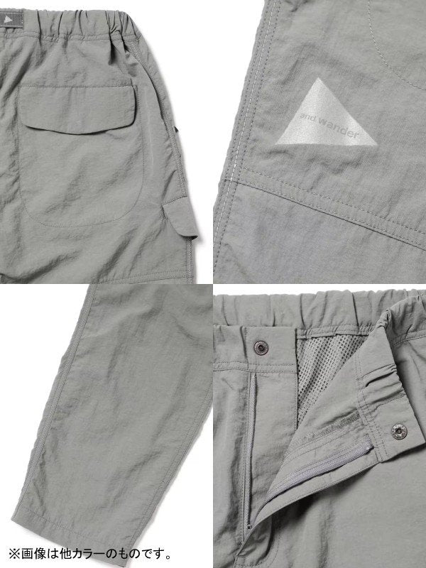 Women's Ny taffeta hiker pants #black [5743252037] ｜andwander