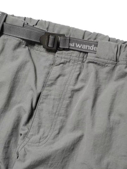 Women's Ny taffeta hiker pants #gray [5743252037] ｜andwander