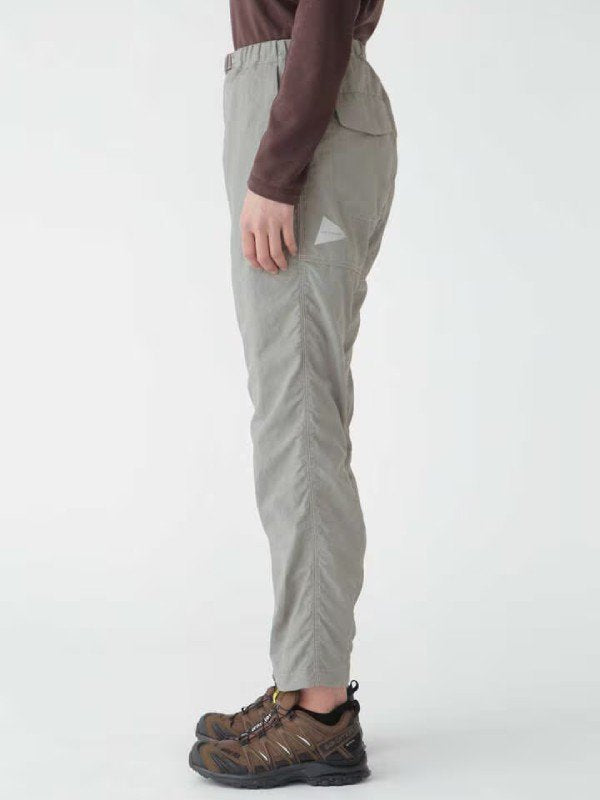 andwander｜アンドワンダー Women's Ny taffeta hiker pants