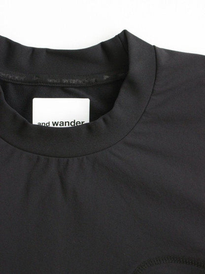 Women's hybrid warm pocket LS T #black [5743284075] ｜andwander