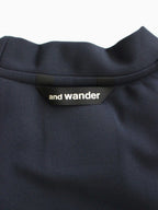 hybrid warm pocket LS T #navy [5743284075] ｜andwander