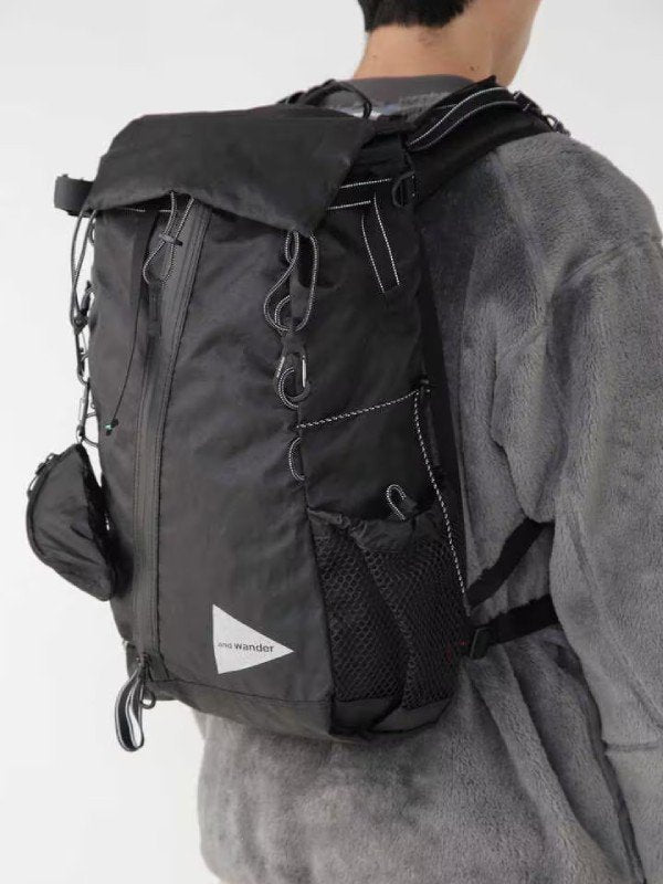 andwander|アンドワンダー ECOPAK 30L backpack #black andwander|アンドワンダー ECOPAK 30L backpack #black