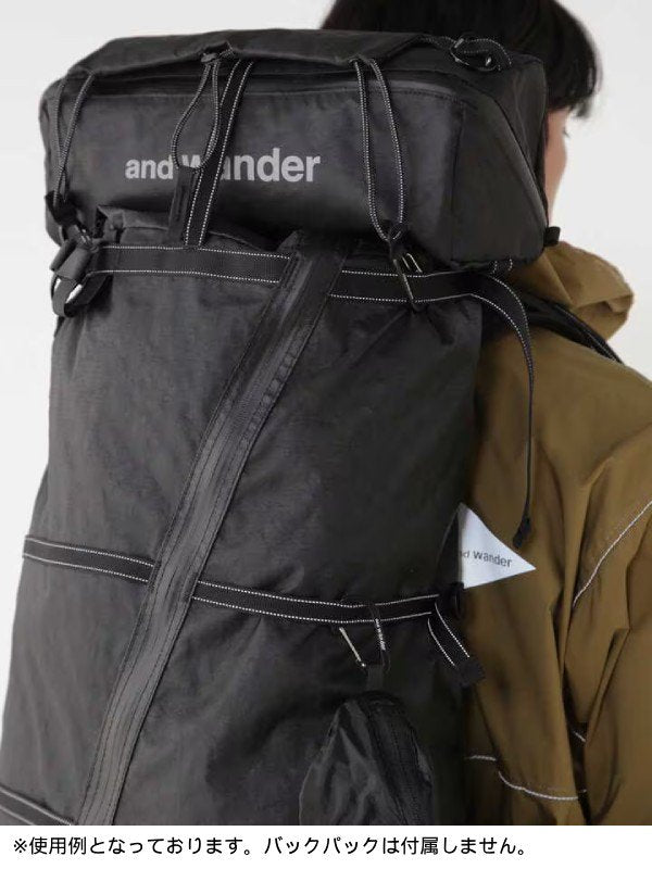 andwander｜アンドワンダー ECOPAK expansion sack #black [5743975006] – moderate